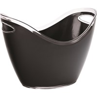 Champagne Bucket Black 13.75 35cm