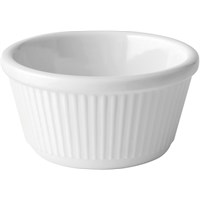 Fluted White Ramekin 4oz (12cl)