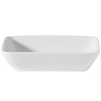 Rectangular Dish White China 13 x 9.5cm