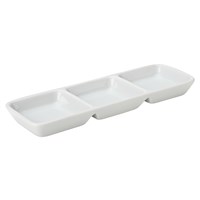 Triple Divided Dish 20x 6.5cm