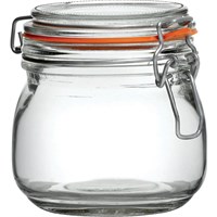 Storage Preserving Jar 0.5l Clip Top With Seal