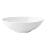 Oval Bowl White China 20cm 8in
