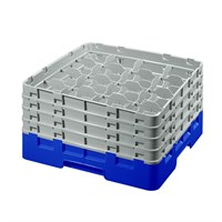 Glass Rack Blue 16COMP 4xtndr 109Cx223h