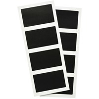 Self Adhesive Rectangular Chalkboard Set 8pcs