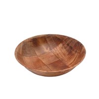 Woven Wood Bowls 20cm