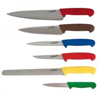 Knife Set 6 Pc Colour Coded with Knife Wallet