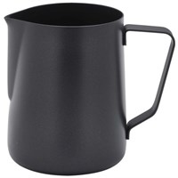 Milk Frothing Jug Non-Stick Black 34cl 12oz