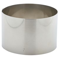 Mousse Ring Stainless Steel 9x6cm