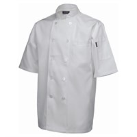 Chef Standard Jacket Short Sleeve White S
