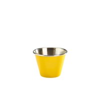 Ramekin Yellow Stainless Steel 2.5oz 7cl