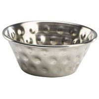 Ramekin Hammered Stainless Steel 1.5oz