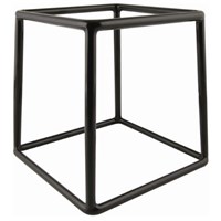 Anti-Slip Buffet Riser Black 18x18cm