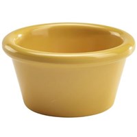 Ramekin Melamine Smooth Yellow 2oz