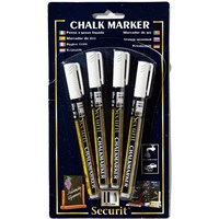 Chalkmarkers 4 Pack White Small