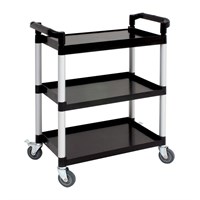 Compact 3 Tier Polypropylene Trolley