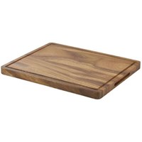 Wood Serving Board Acacia 32.5x26.5x2cm
