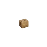 Sign Card Holder Acacia Wood  3x2.5x2.5cm