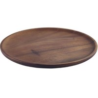 Acacia Wood Serving Plate 26cm