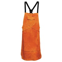 Apron Bib Leather Suede