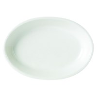 Oval Pickle Dish White 16x11.5x2.5cm