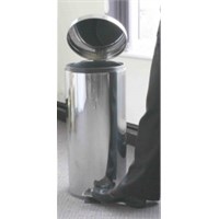 Pedal Bin Mirror Stainless Steel 30L