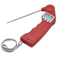 Thermometer Folding Probe Pocket Red