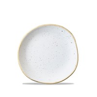Plate Barley White Stonecast Trace 7.25in