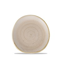 Plate Nutmeg Cream Stonecast Trace 7.25in