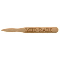 Steak Marker MEDIUM RARE Wood 90mm