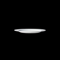 Plate Flat Rimme White China 20.25cm 8in