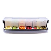 Bar Fruit Dispenser With Lid 6 Part