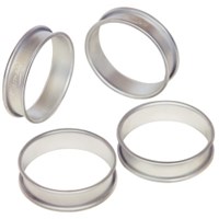 Aluminium Crumpet Rings 85 x 20mm