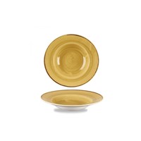 Stonecast Mustard Wide Rim Bowl 24cm