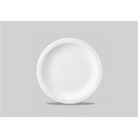 Plate Narrow Rim Nova Chian White 23cm