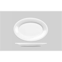 Plate Oval China White 30.5cm 12in