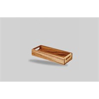 Wooden Crate Rectangular 30x12x4.8cm