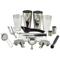 Cocktail Bar Kit Bronze 17pcs