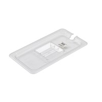 1/3 Polycarbonate GN Notched Lid Clear