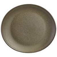 Plate Oval Terra Stoneware Antigo 25x22cm