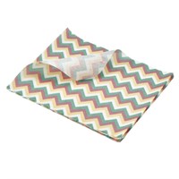 Greaseproof Multicolour Chevron 25x20cm