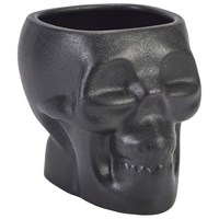 Cocktail Tiki Skull Black Cast Iron Effect 80cl