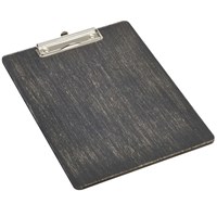 Black Wooden Menu Clipboard A4 24x32x0.6cm