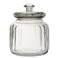 Viva Ribbed Storage Jar 31.5oz (89.5cl)