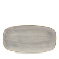 Oblong Plate Stonecast Grey 26.9 x 12.7cm