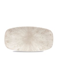 Oblong Plate Stone Agate Grey 29.8x15.3cm