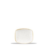 Plate Oblong Barley White 15.4 c 12.6 cm