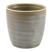 Terra Porcelain Matt Grey Chip Cup 32cl/11.25oz