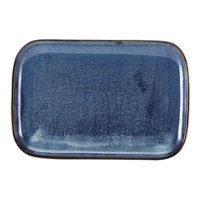 Plate Rectangular Terra Blue 34.5x23.5cm