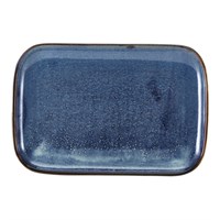 Plate Rectangular Terra Blue 34.5x23.5cm