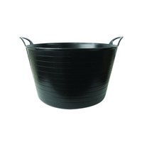 Bucket Plastic Flexi Black Rhino Tub 75L